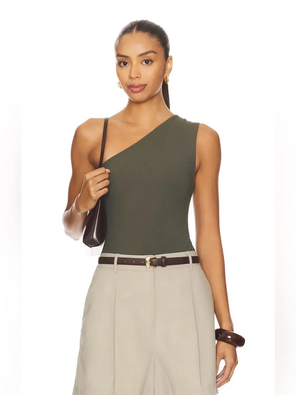 NWT EAVES Jino Bodysuit in Army Green